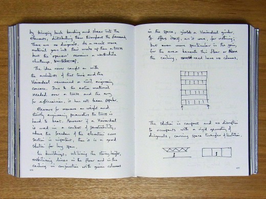セシル・バルモンドのノートより、右頁：フィーレンディールのコンセプト・ダイアグラム（『S,M,L,XL』p.677）
