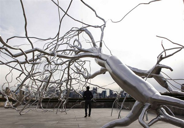 Roxy Paine on the Roof: Maelstrom