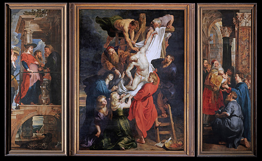 影山幸一｜ペーテル・パウル・ルーベンス《十字架降架の三連祭壇画》──救済の重さ「髙城靖之」 – artscape