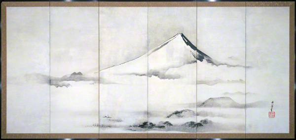 谷 文晁《富士山図屏風》折衷様式の“写意”──「上野憲示」：アート