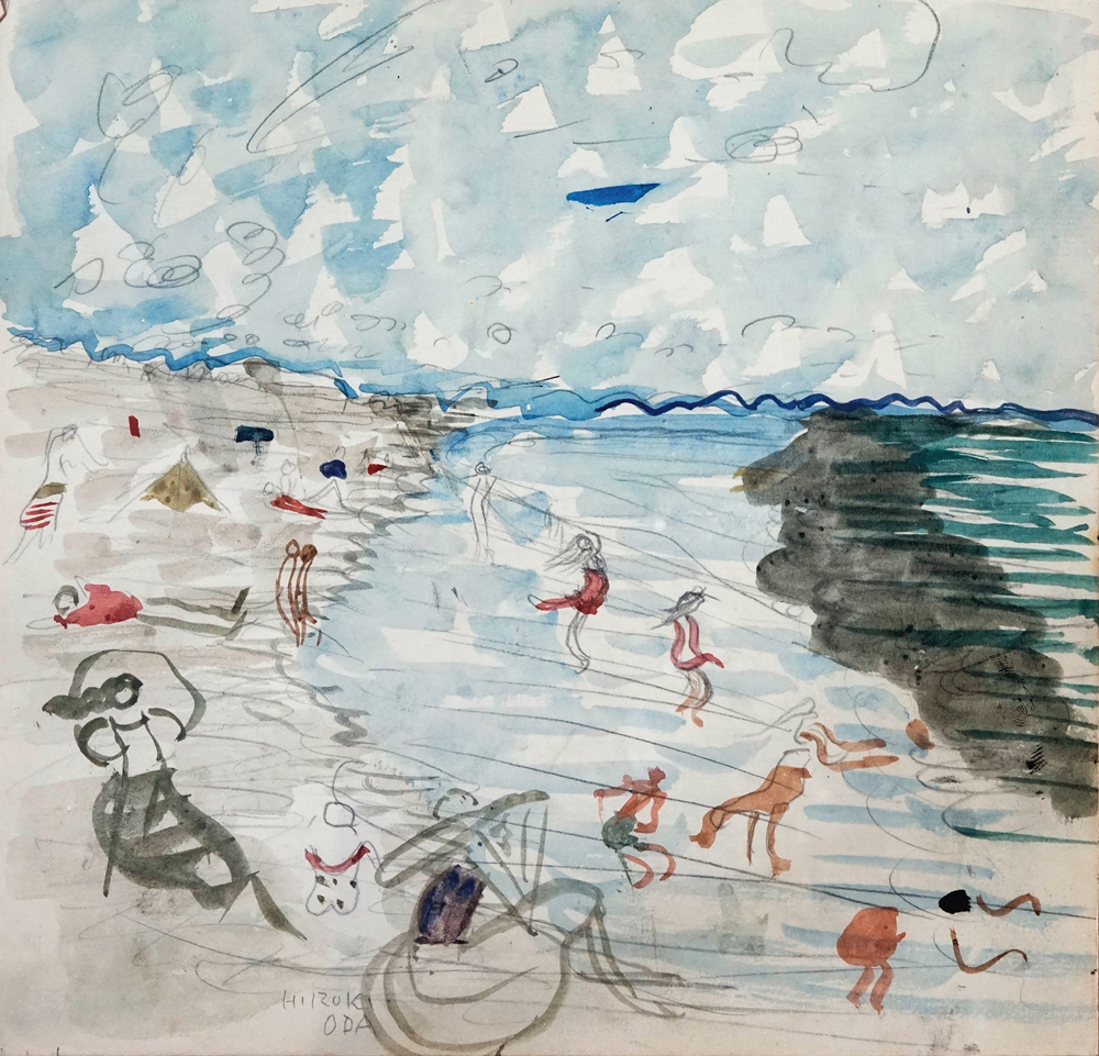 織田廣喜「チュイルリー庭園」３Ｆ　額縁41×46￼絵22×27cm日本芸術院会員 Hiroki Oda, The Golden Age 織田廣喜の天凛 – artscape