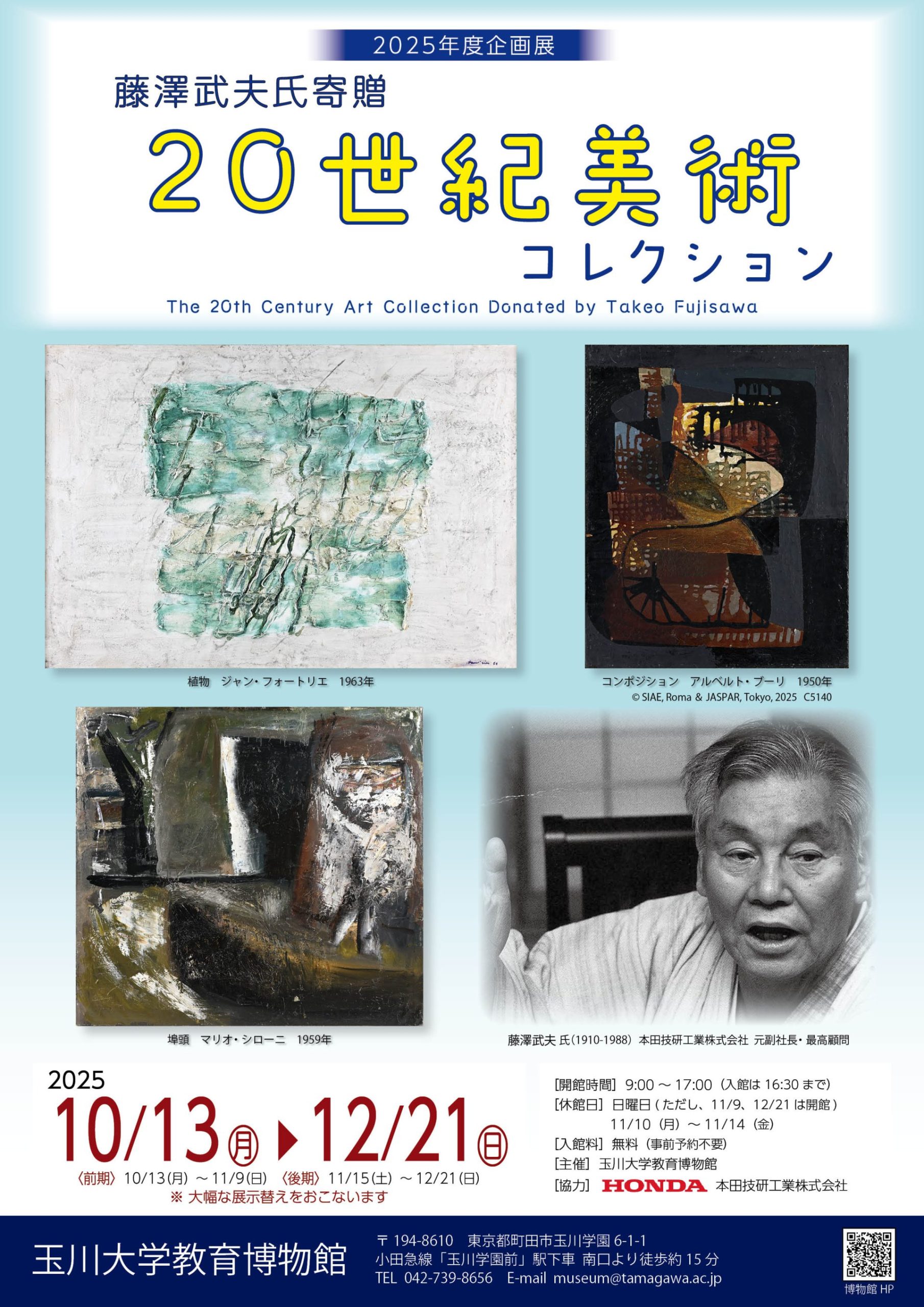 藤澤武夫氏寄贈　20世紀美術コレクション