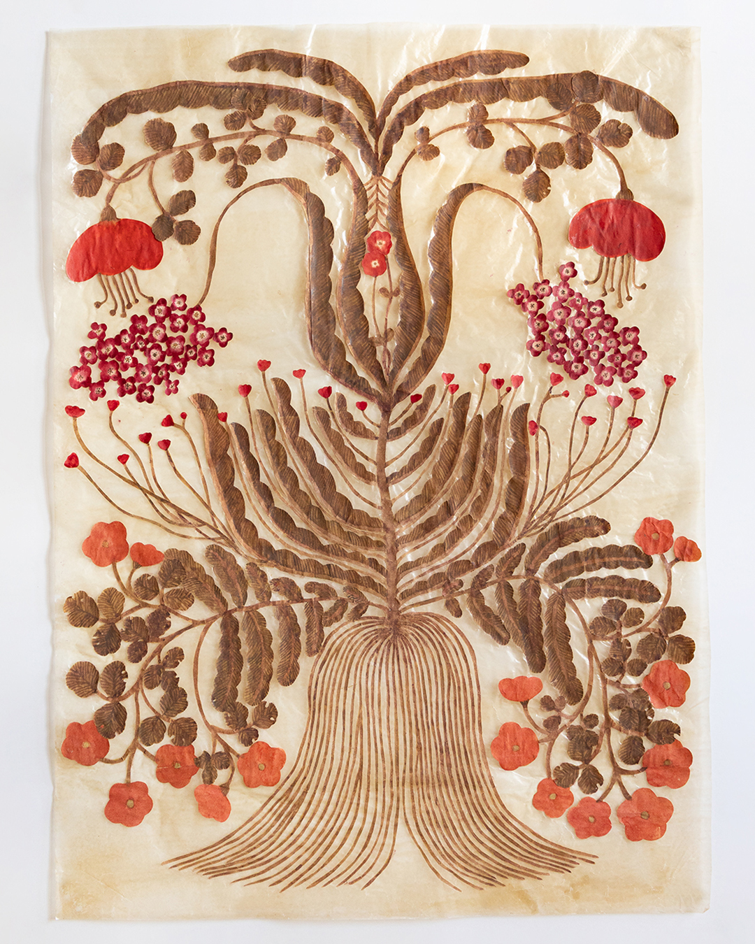 今村文『温かい家 ーmy red flowersー』