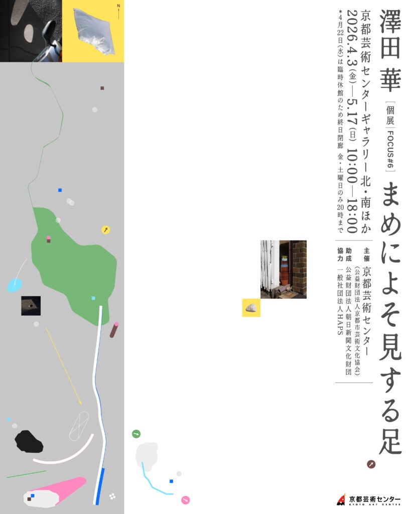 【京都】澤田華個展「まめによそ見する足」