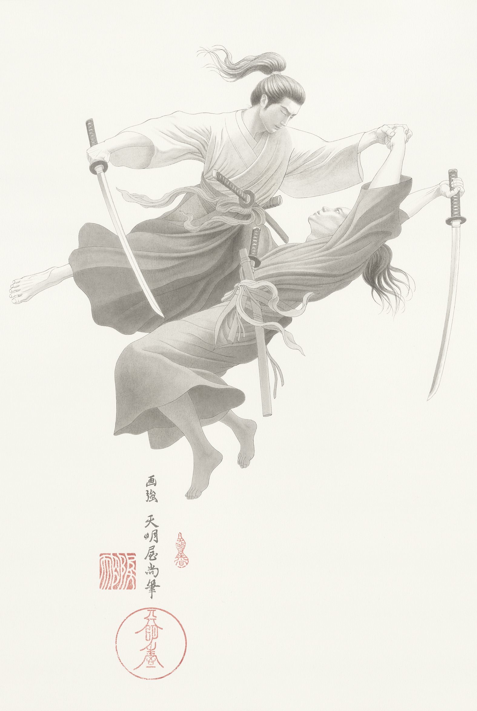 天明屋尚 個展 「墨画」