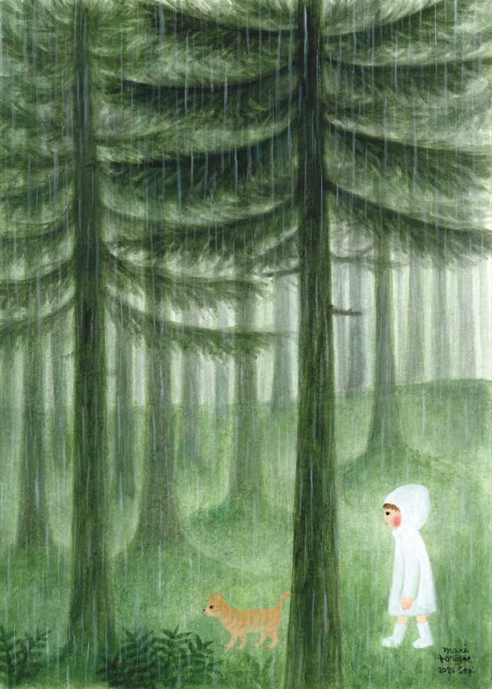 とりごえまり 個展『dark forest』