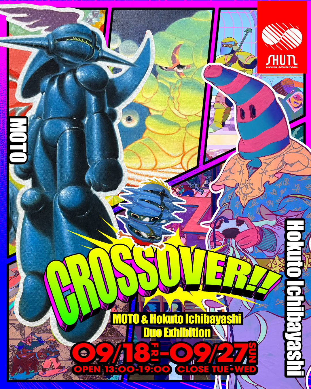 MOTO＆ Hokuto Ichibayashi Duo Exhibition　「CROSSOVER！！」