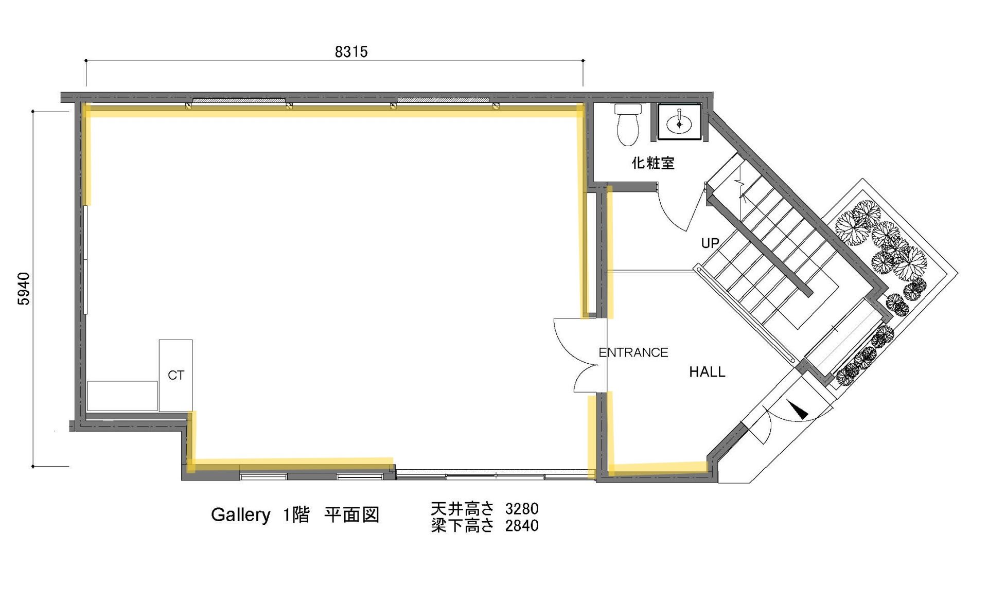 展示スペース　図面
