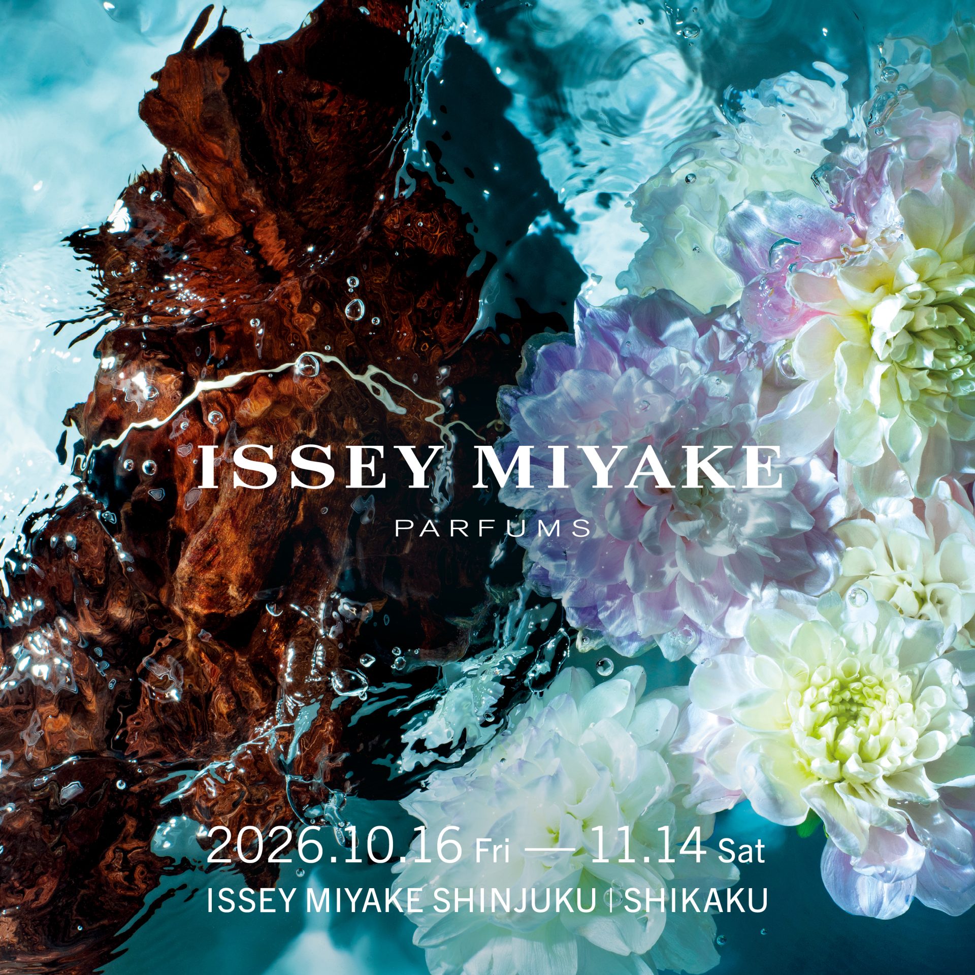 ISSEY MIYAKE PARFUMS「自然のエレメントから誕生した、３つの香りの世界」